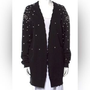RTA (mine is white) Distressed Studded Cardigan